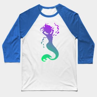 Purple and Teal Mermaid Baseball T-Shirt